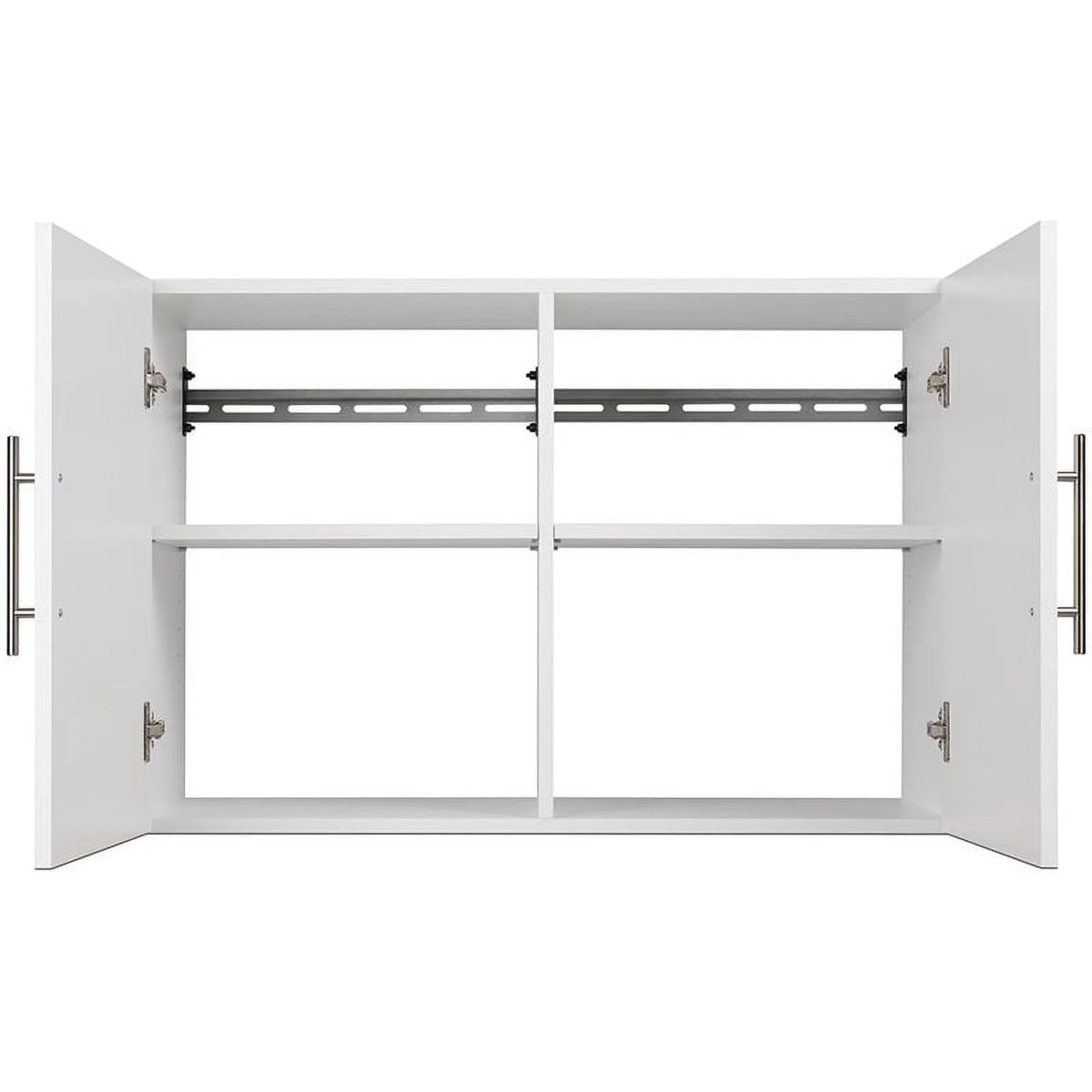 2 Piece 36" Height Wall Mounted Garage Cabinet Set in White R3218