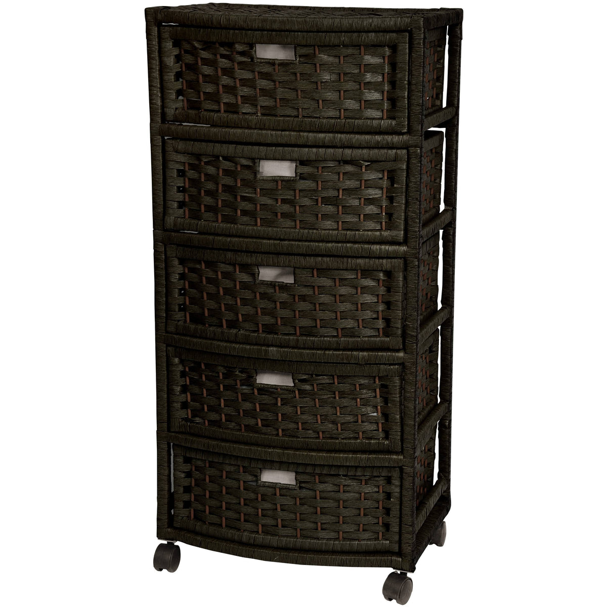 Black Natural Fiber Chest of Drawers H924