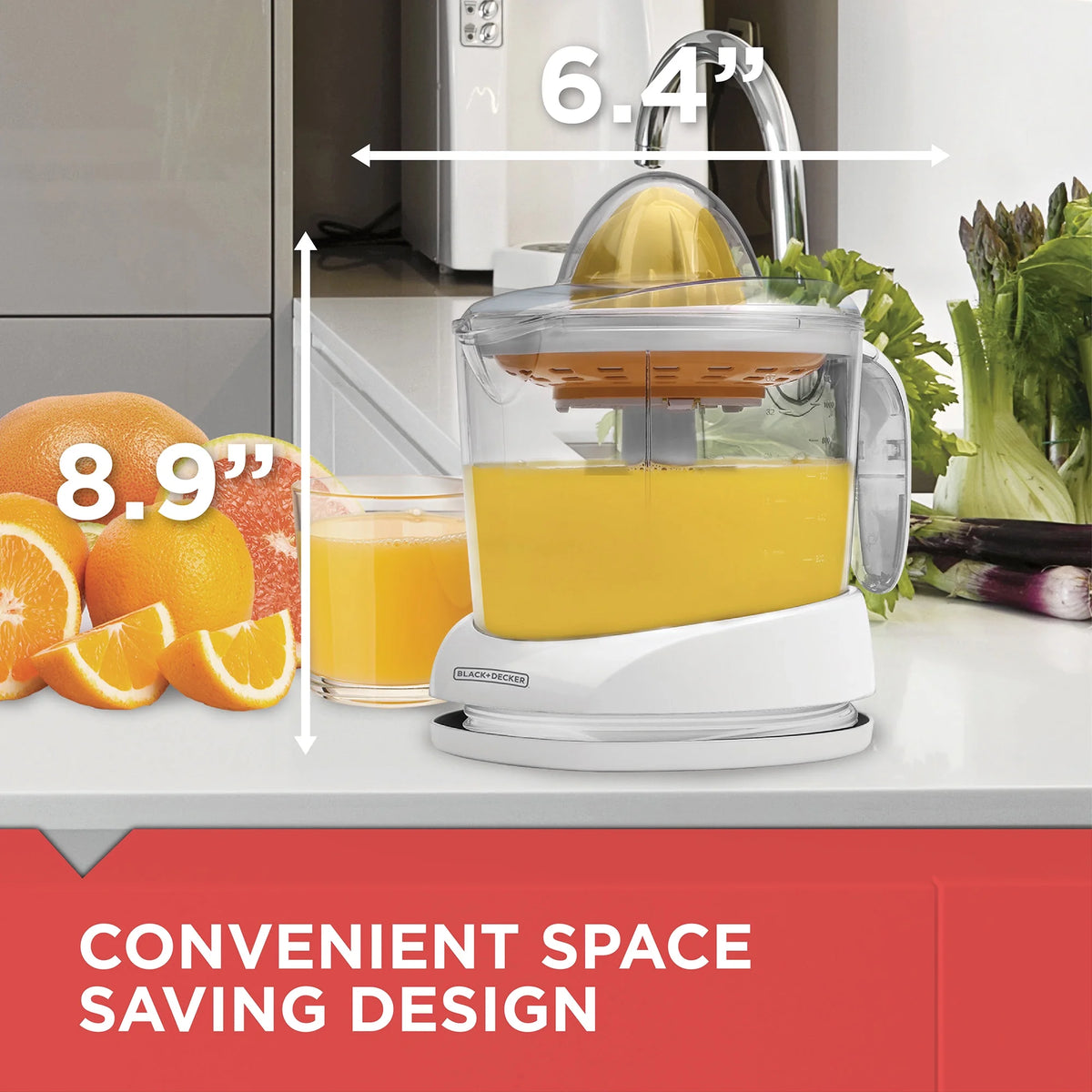 32 oz White Citrus Juicer T51741