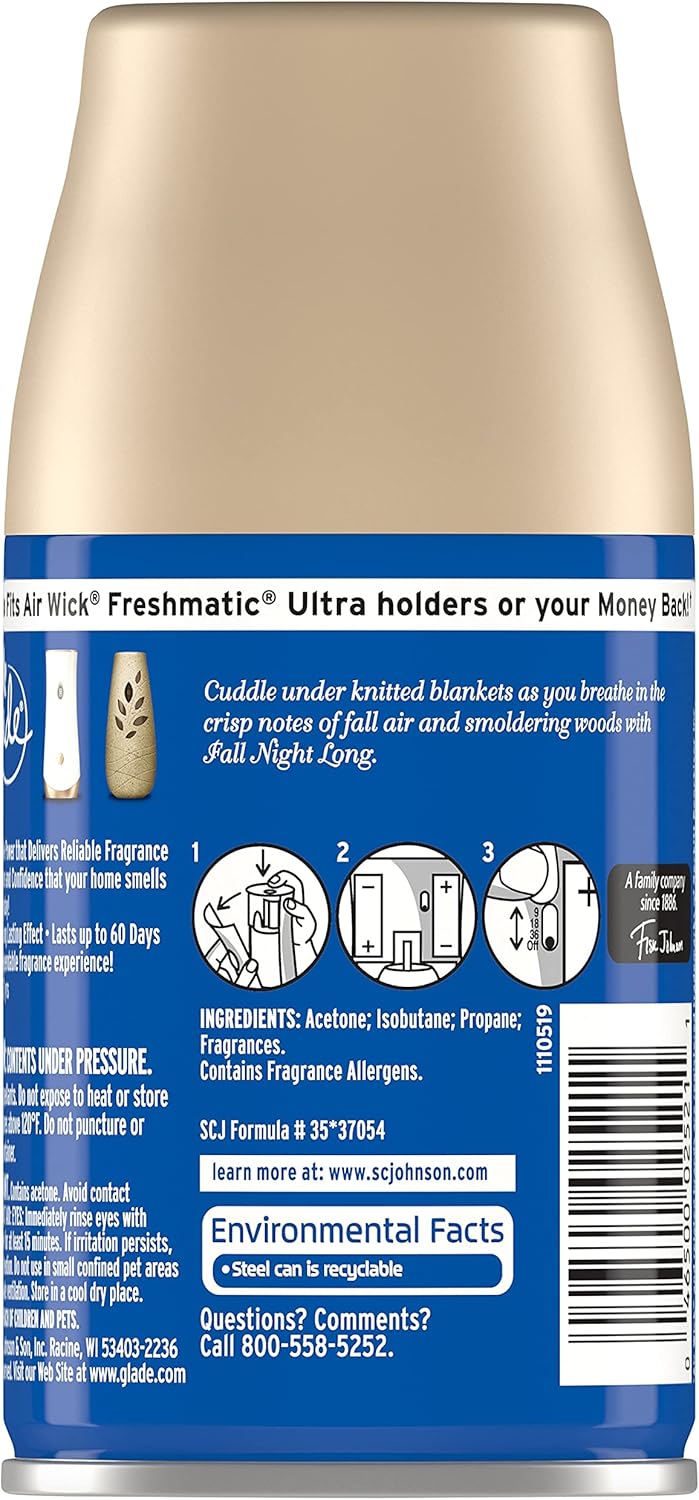 6.2 Oz 3 Count Automatic Spray Refill Air Freshener O90506
