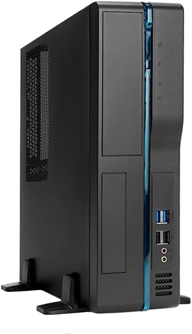 Black mATX Desktop Case with 300W PSU U976