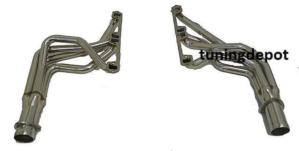 Stainless Long Tube Header For 71 to 79 AMC 8Cyl. Vehicle 290/304/343/360/390/401 CID Dog Leg Port D283