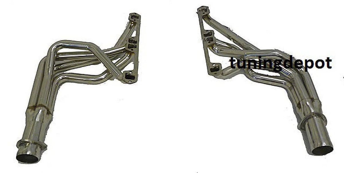 Stainless Long Tube Header For 71 to 79 AMC 8Cyl. Vehicle 290/304/343/360/390/401 CID Dog Leg Port D283