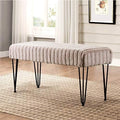 Faux Fur Ottoman Bench N68446