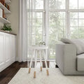 White Tray Top End Table O539855