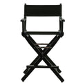 24" Director's Chair Black Frame Black Canvas B154
