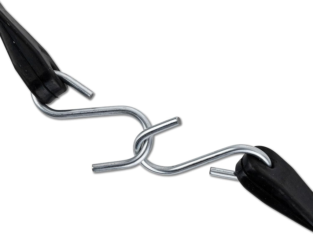 50 Pack 41" EPDM Rubber Tarp Straps with Crimped Hooks F855118