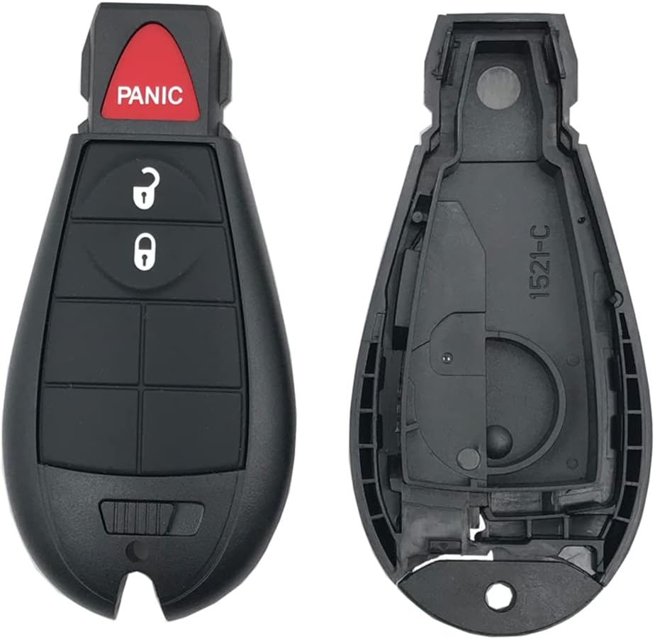 3 Buttons Key Fob Case Shell for Dodge Ram Truck O72893