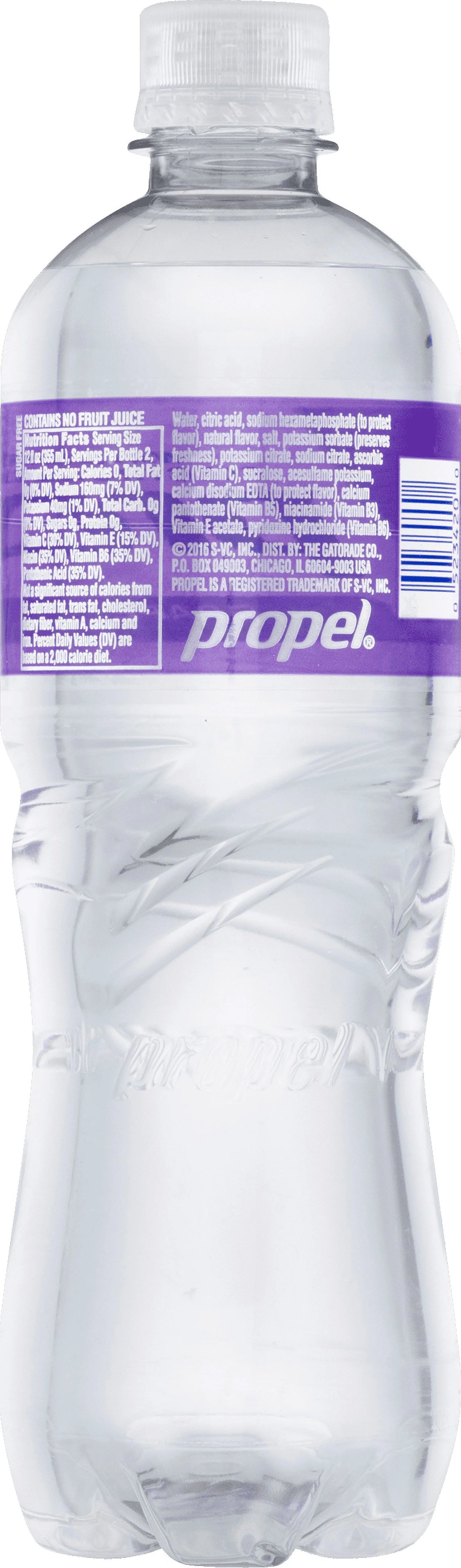 Grape Flavored Zero Calorie Water, 24 Fl Oz Z992361