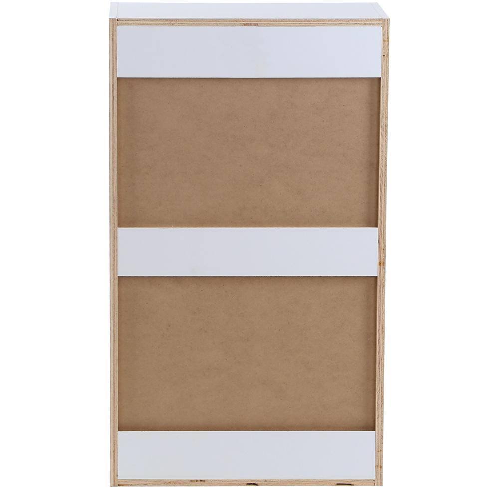 Wall Cabinet 21 in. x 36 in. x 12.5 in. 2-Adjustable Shelves White S3304