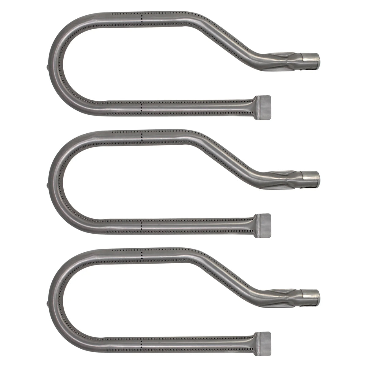 3-Pack Stainless Steel BBQ Gas Grill Tube Burner Replacement Parts J794239