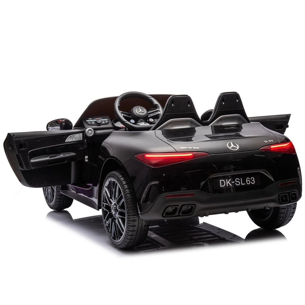 24V Electric Car for Kids with Parent Remote Control, Black S5482