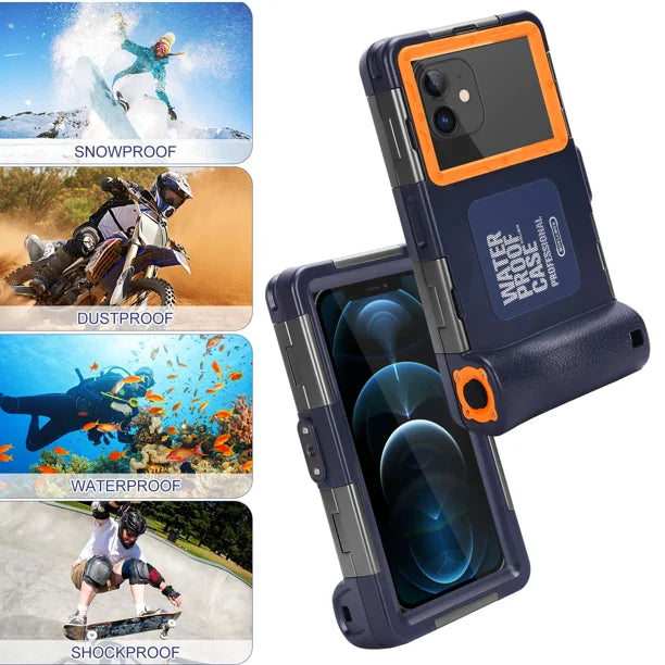 Waterproof Protective Case for Coolpad Cool 12A and Phones Up to 6.9 Inch with Lanyard Q2369