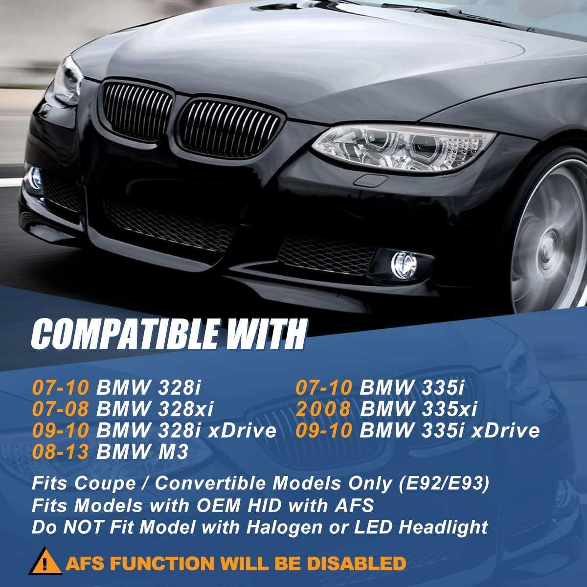 Dual Animated Start-Up Halo Sequential LED Turn Signal Projector HID Headlights, Chrome Housing P72406