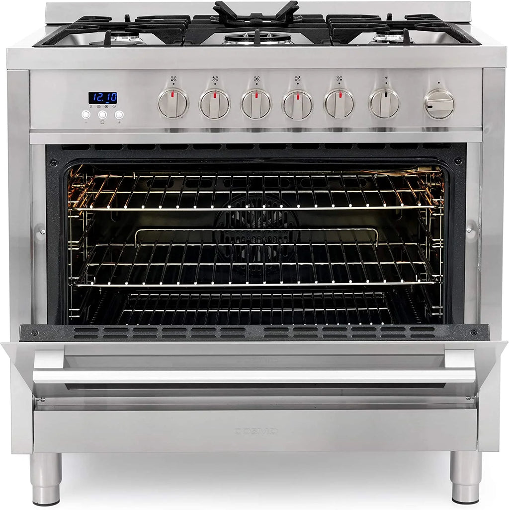 36-in 5 Burners 3.8-cu ft Convection Oven Freestanding Gas Range W7444