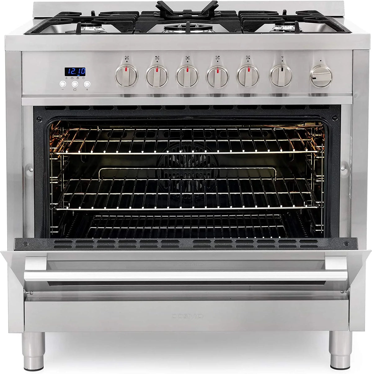 36-in 5 Burners 3.8-cu ft Convection Oven Freestanding Gas Range W7444