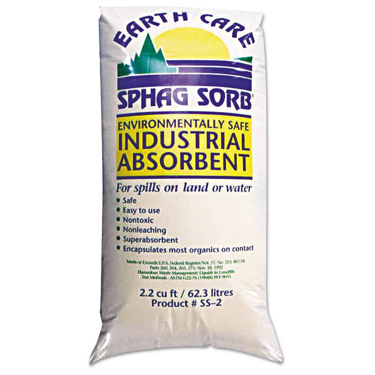 Industrial Absorbent, 2cu.ft. Bag R9607