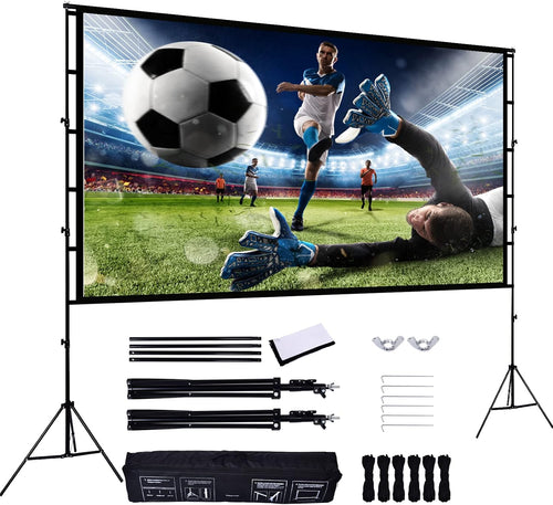 100 Inch Portable Projector Screen with Stand U104500