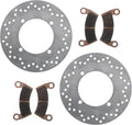 Rear Brake Rotors & Brake Pads for Polaris Ranger Crew 800 4x4 EFI S97244