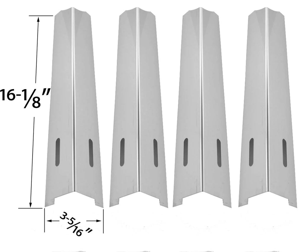 4-Pack Stainless Heat Plate for Gas Grill Z27280