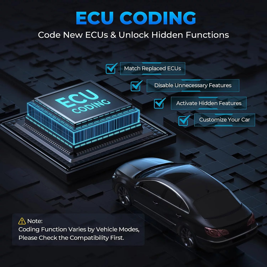 Bidirectional OBD2 Scanner Diagnostic Scan Tool with ECU Coding V749