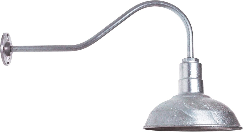 Matte Black Gooseneck Barn Light Z4599