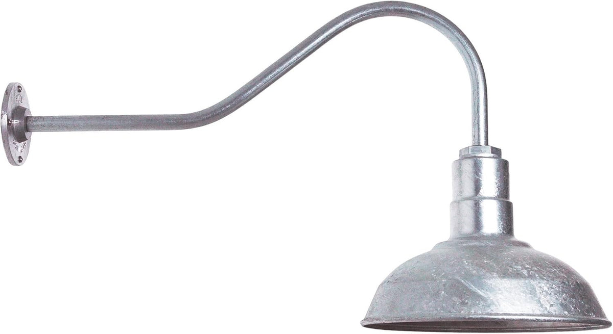 Matte Black Gooseneck Barn Light Z4599