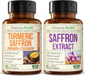 Saffron Mood & Eye Support + Turmeric Curcumin Bundle V843565