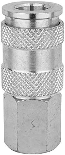 1/4" FNPT High Flow Quick-Connect Steel Coupler, Box of 10 D977