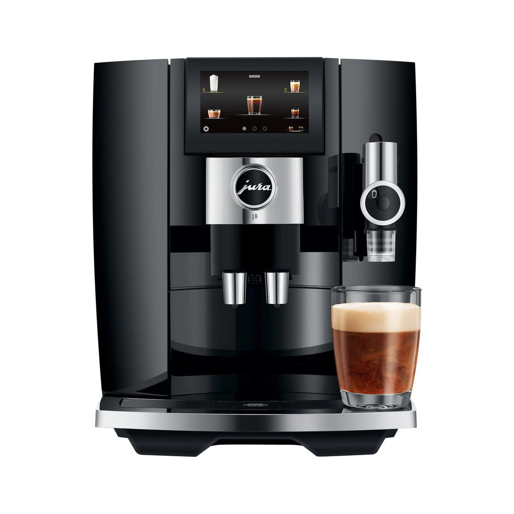 Jura J8 Coffee Machine with Sweet Foam Function and Cutting Edge Technology (Midnight Silver) N63786