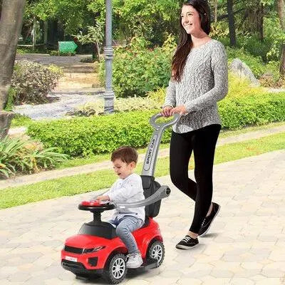 3 in 1 Ride on Push Car Black/Red G7286