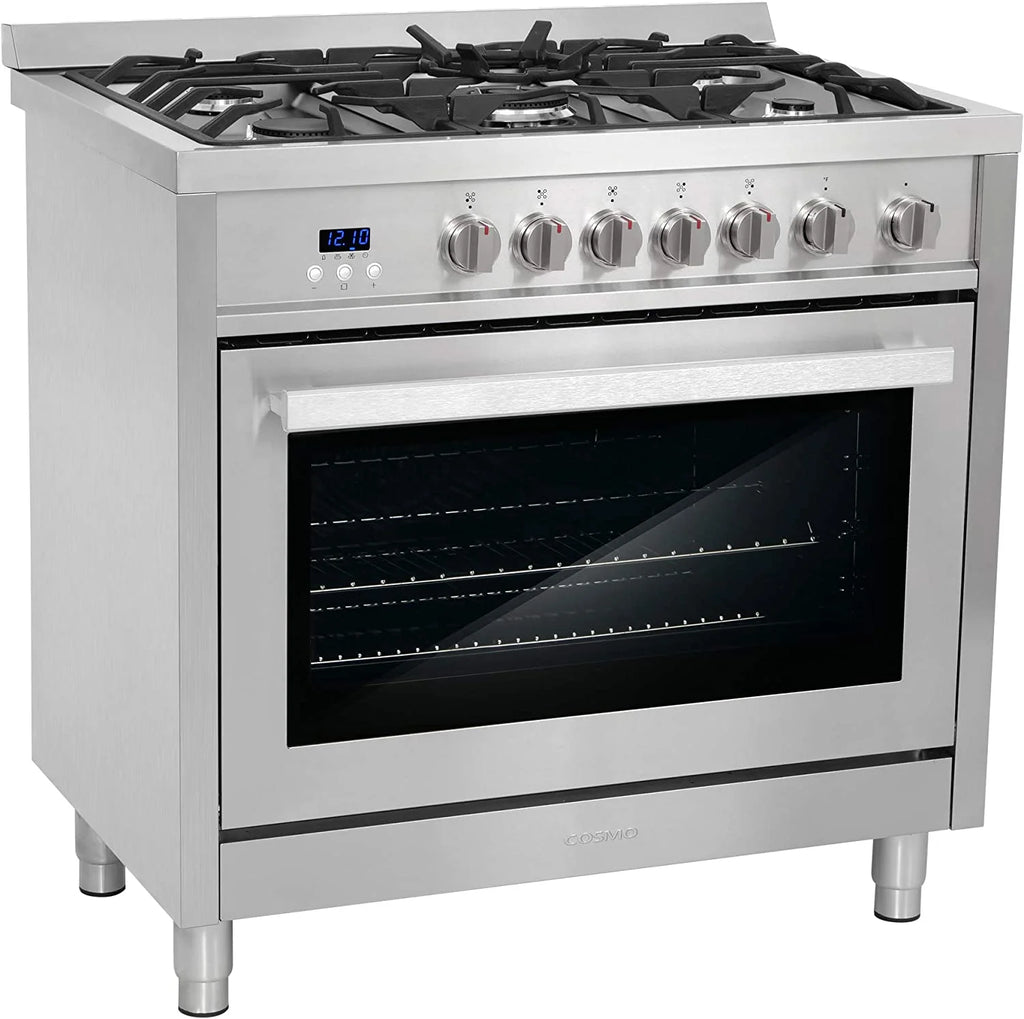36-in 5 Burners 3.8-cu ft Convection Oven Freestanding Gas Range W7444