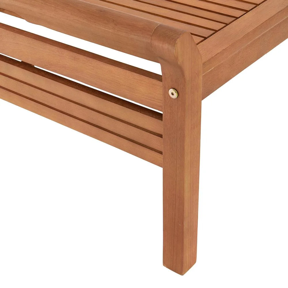 Eucalyptus Wood Outdoor Rectangle Coffee Table C698634