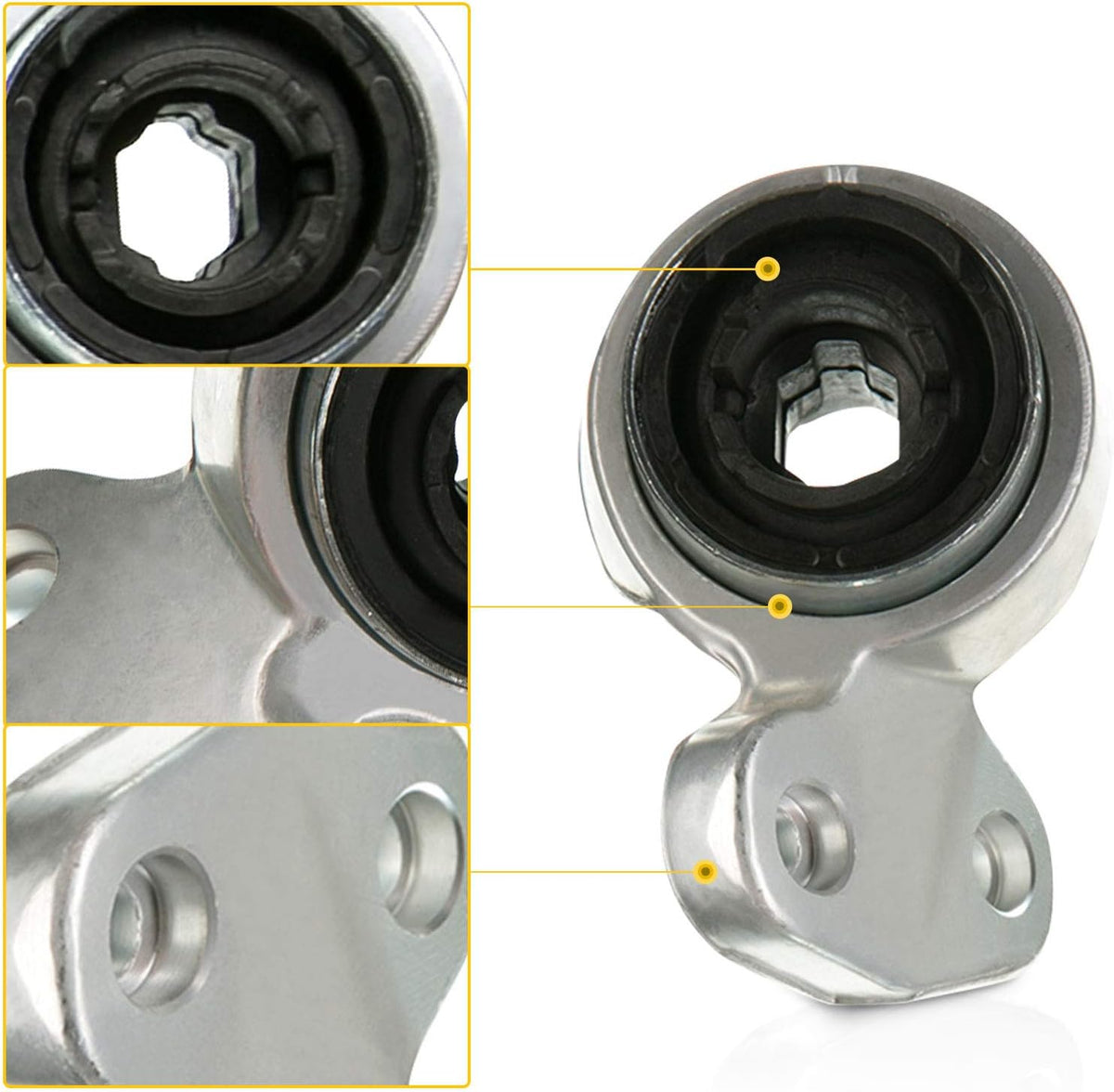 Set of 4 Front Lower Suspension Control Arm Bushing Kits for BMW E46 3-Series, E85 Z4 V587