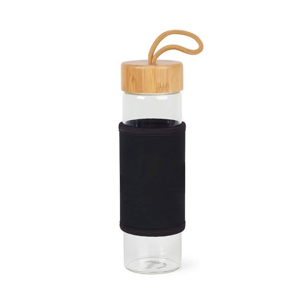 18.5 oz Printed Bamboo Glass Bottle T840