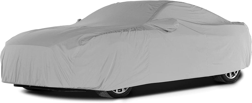 Khaki Weather Resistant Polyester Car Cover U538