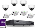 8CH 4K IP Security Camera System with 4 POE IP Dome Cameras R286662