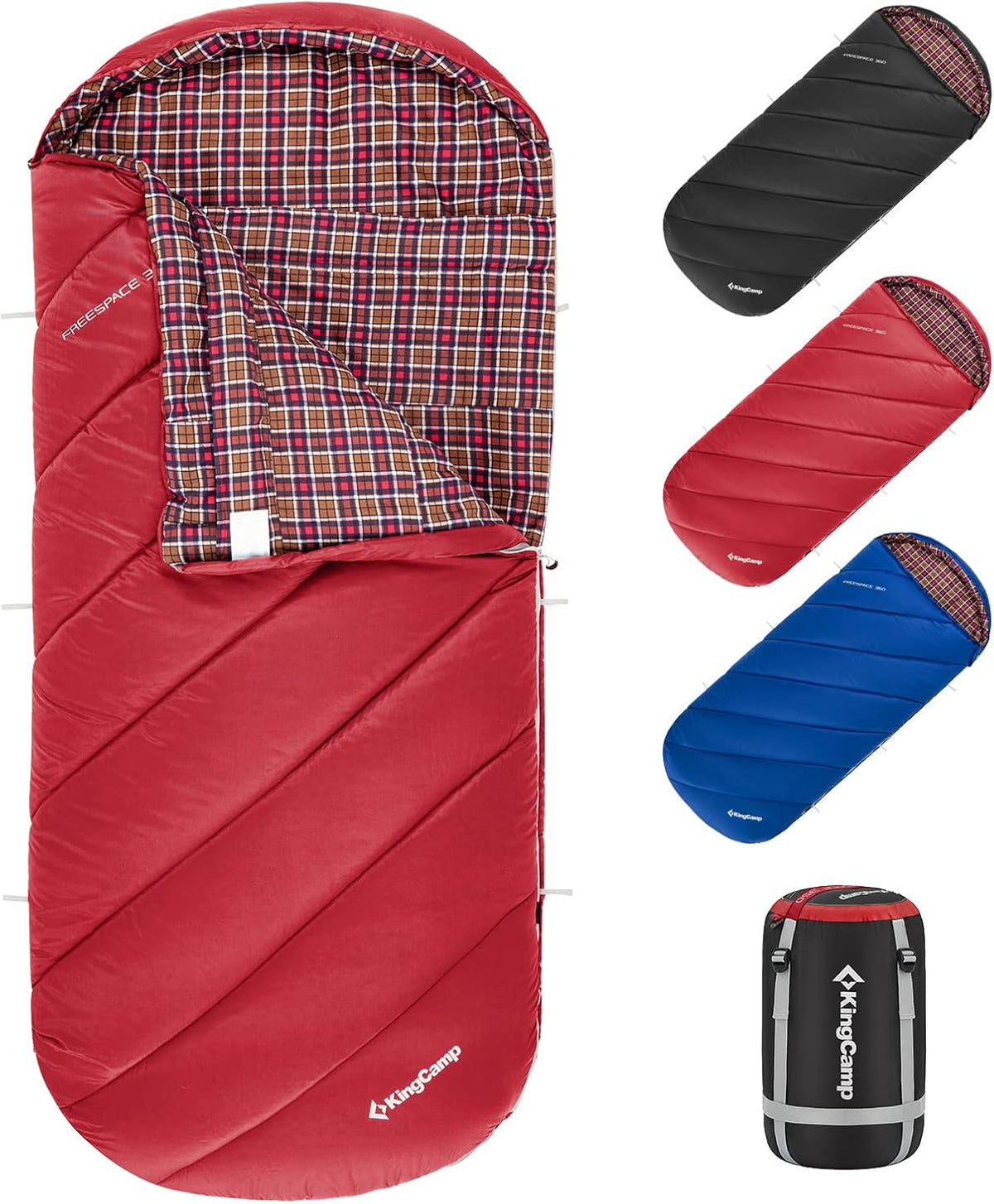100% Cotton Flannel XL Sleeping Bag A8886