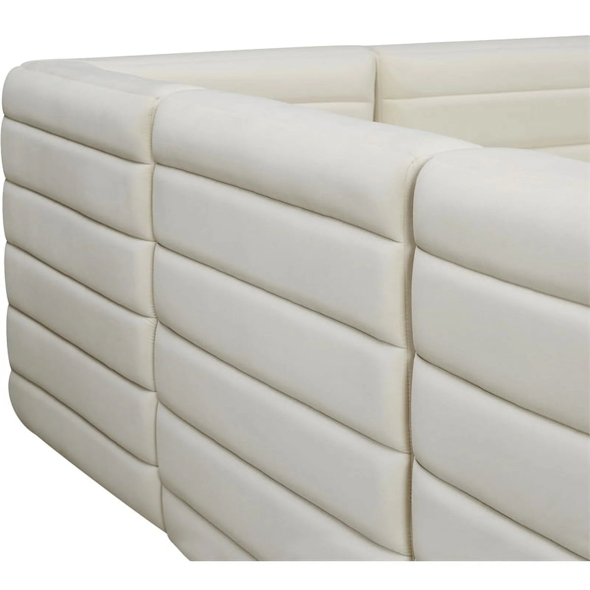 Cream Velvet Modular Sofa D98890