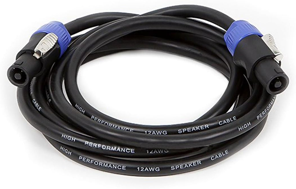 25ft 12AWG 2-conductor Speakon Type NL4FC Female to Speakon Type NL4FC Female Cable D207366