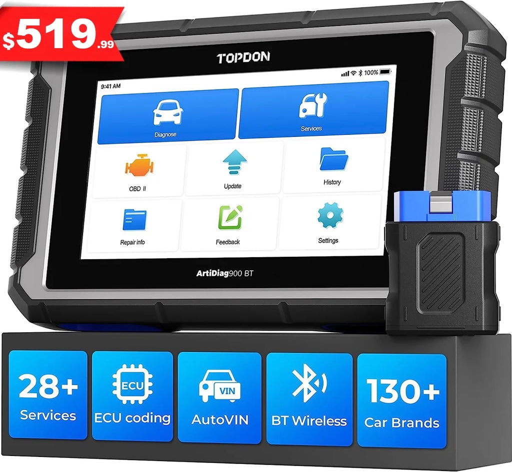 Bidirectional OBD2 Scanner Diagnostic Scan Tool with ECU Coding V749