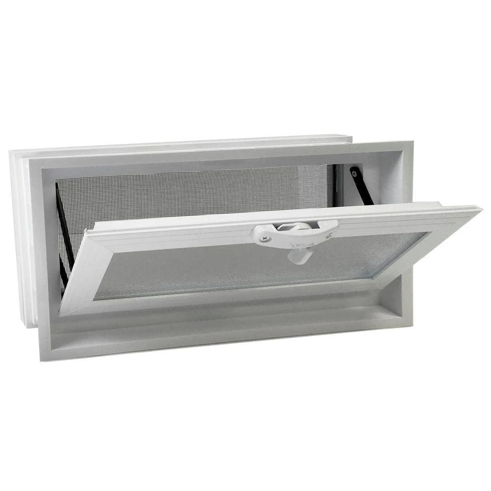 15-3/4 in. x 7-3/4 in. Convertible Universal Hopper Vent in White X722067