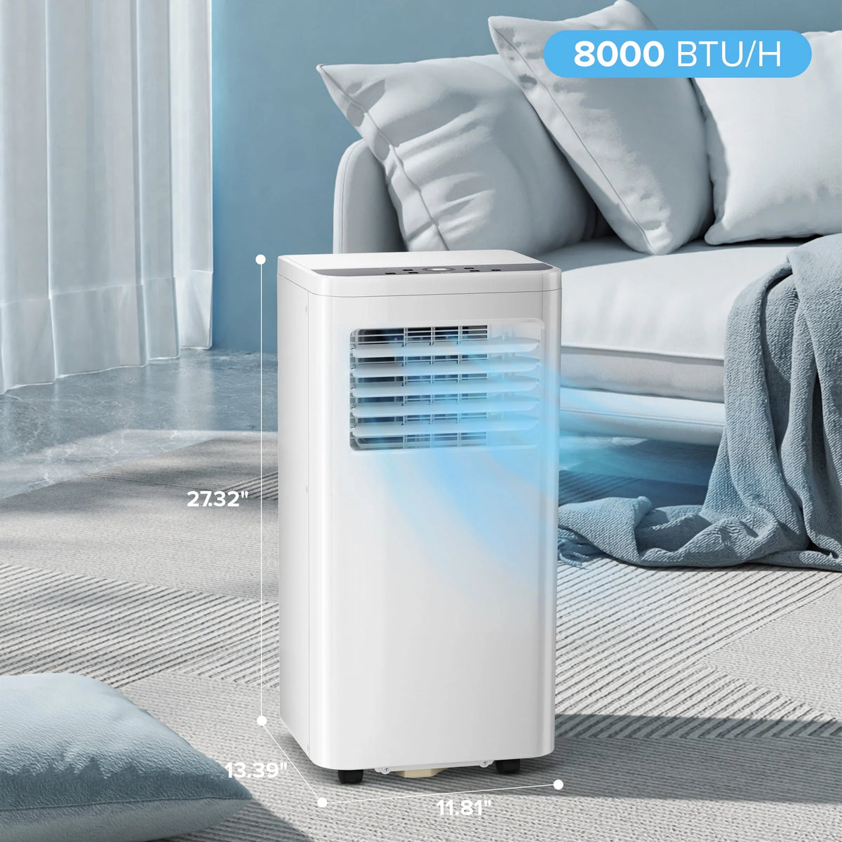 Portable Air Conditioner with Window Kit 5000BTU U731559