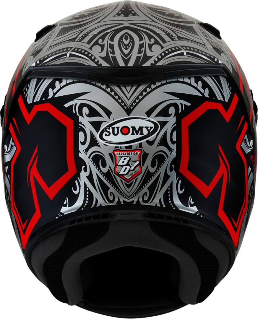 Black-Red Crossbones Helmet, Size 2XL D142