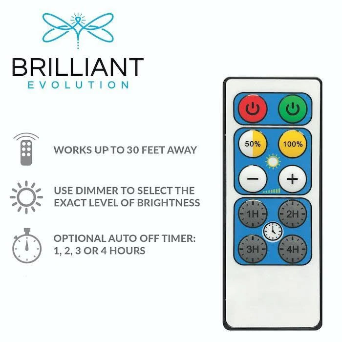 12 inch LED Under Cabinet Light Kit with 6 Bars and Remote Control, White M51059