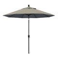 9 ft. Aluminum Push Button Tilt Market Umbrella, Beige Z3720