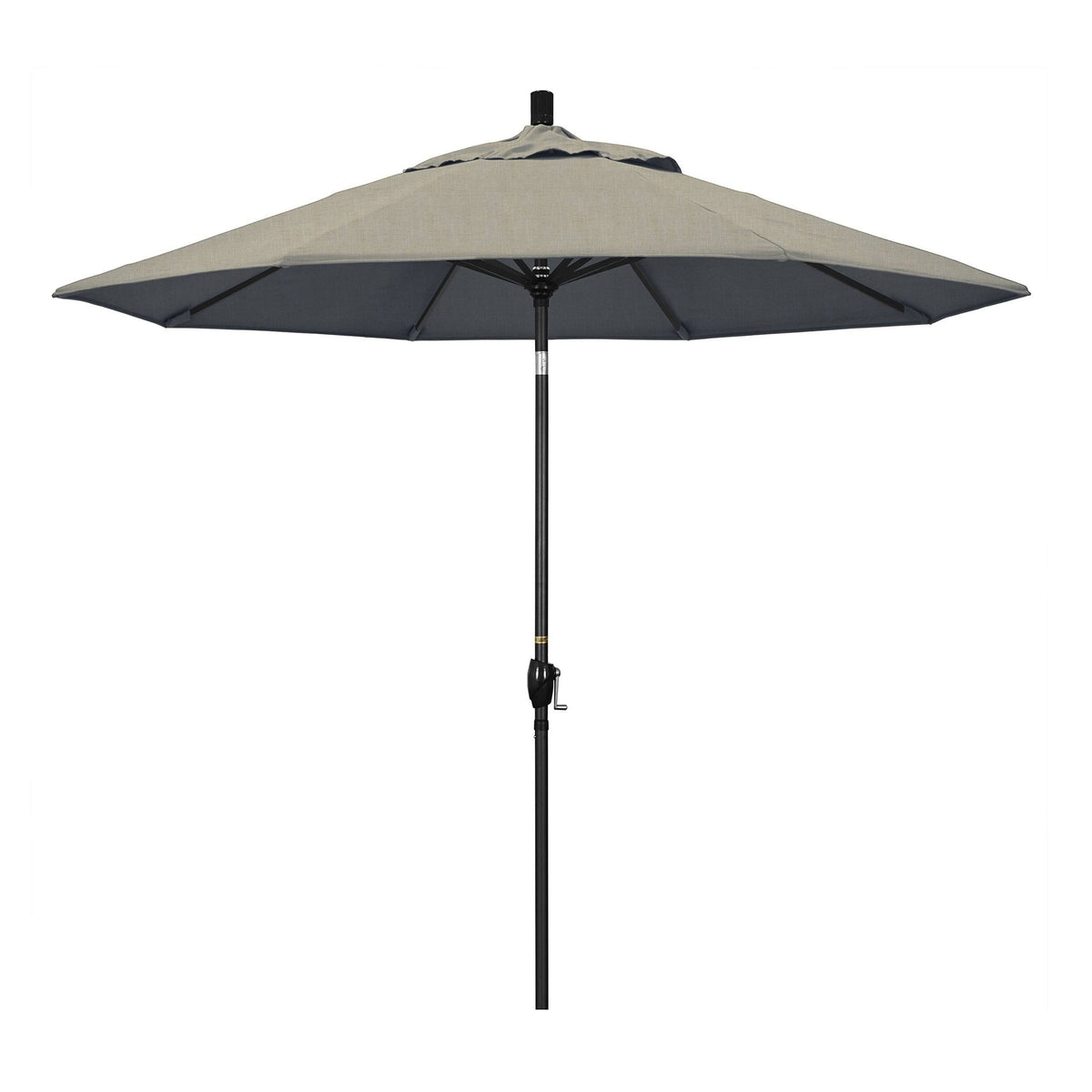 9 ft. Aluminum Push Button Tilt Market Umbrella, Beige Z3720