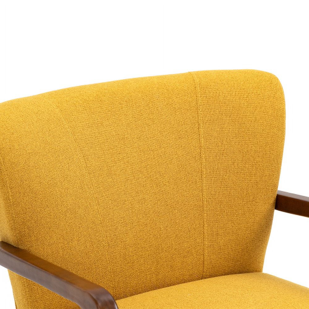 Mid Century Modern Linen Accent Chair H36700