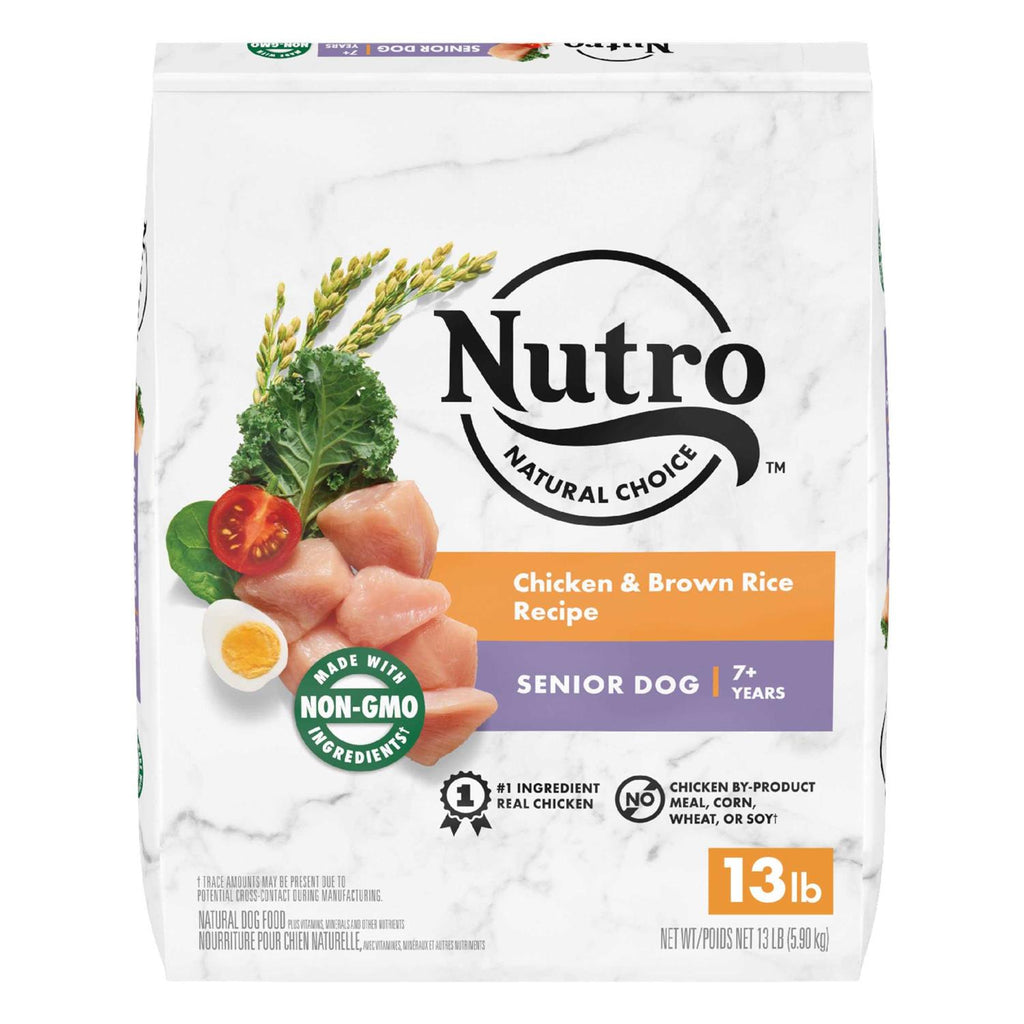 Chicken & Brown Rice Senior Dry Dog Food G64806
