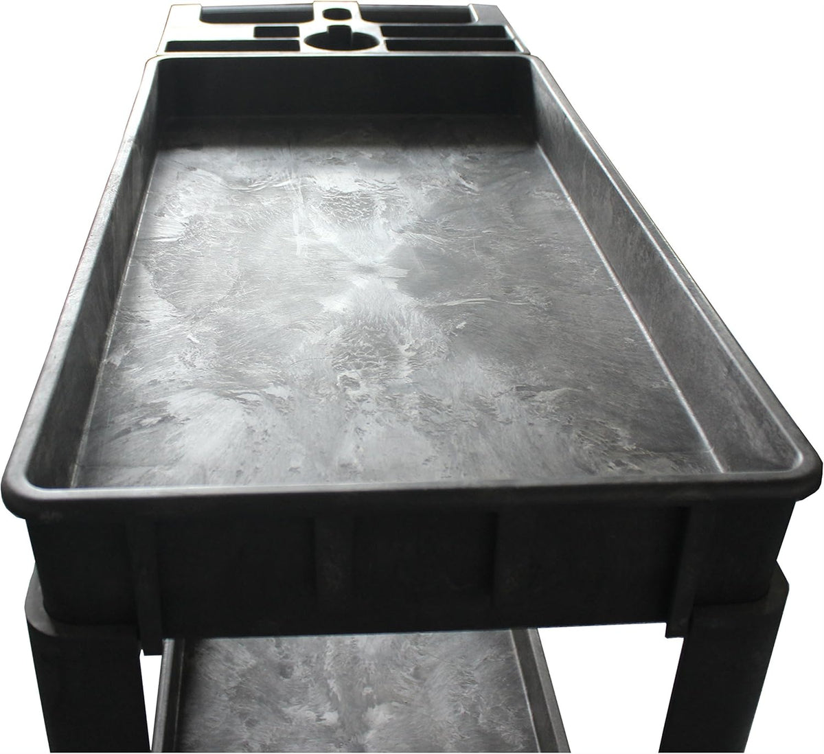 500-Pound Service Cart With Two Trays 30"X16" H27752